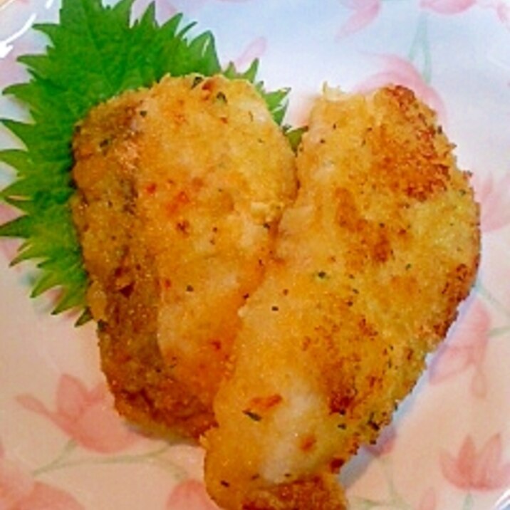 白身魚のカレー香味パン粉焼き